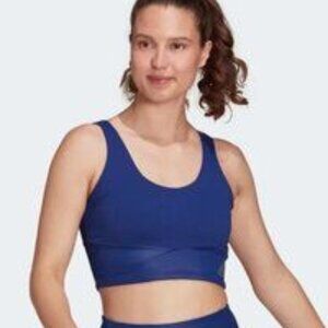 adidas x Zoe Saldana AEROREADY Shine Bra Top Women's, victory blue